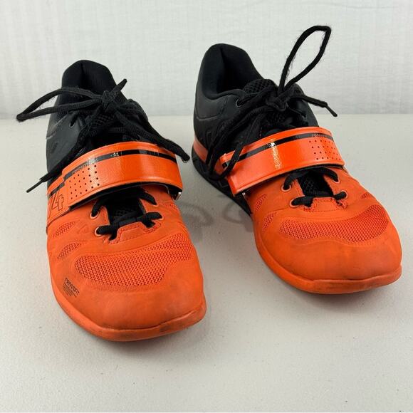 Reebok CrossFit Lifter 2.0 Orange/Black Athletic Gym Shoes Men’s Size 9 EUR 42 main image 8